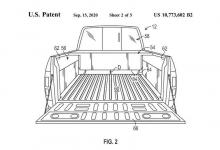 福特为F 150电动皮卡申请专利 在车厢配备可移动增程器