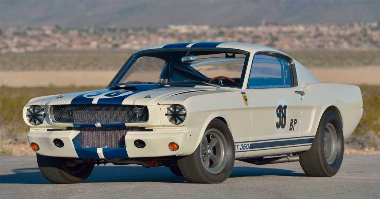 1965年，肯·迈尔斯驾驶的福特野马谢尔比GT350R创造了拍卖纪录