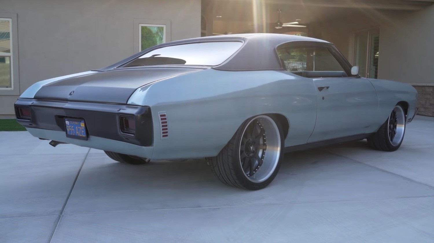 1970 Chevrolet Chevelle Restomod用LS3粉碎橡胶