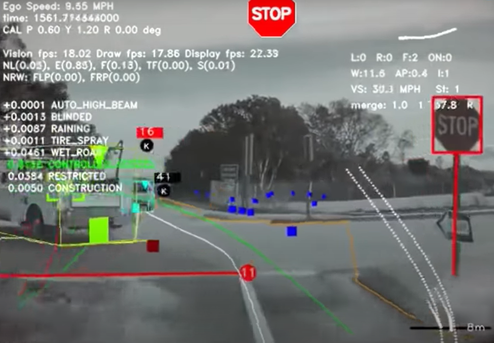 这是特斯拉自动驾驶仪看到的以及系统如何工作