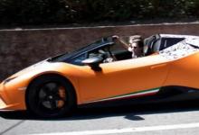 前沿汽车资讯:兰博基尼Huracan Performante Spyder几乎没有迷彩地被镜头吸引