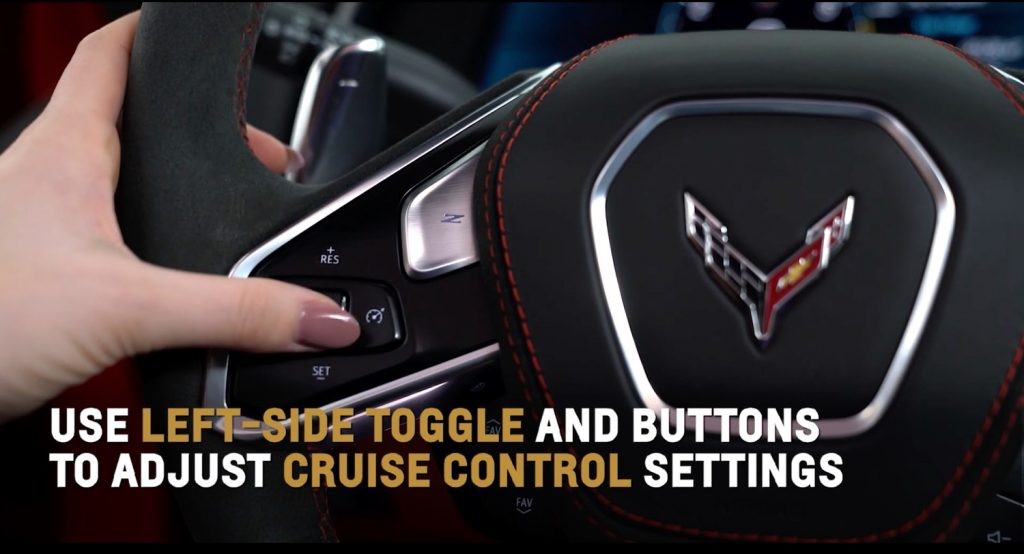 这是2020年克尔维特（Corvette）驱动程序控件的细分