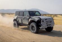 前沿汽车资讯:福特Bronco Raptor在最新预览中展示其37英寸轮胎
