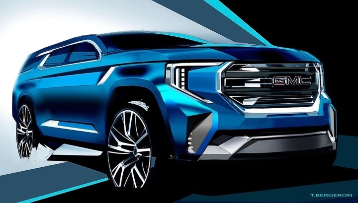 这些2021 GMC Yukon设计草图启发了生产模型