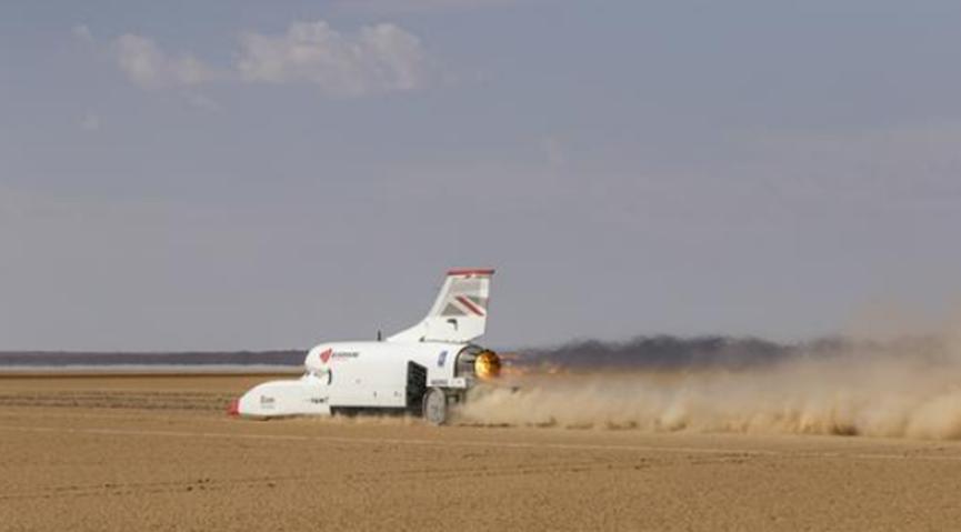 Bloodhound LSR仅在50秒内就达到了628 mph的新最高速度