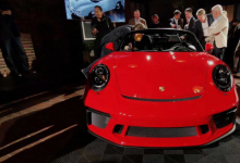 前沿汽车资讯:2019保时捷911 Speedster 502hp在北美首次亮相