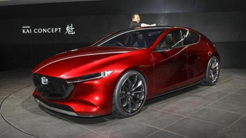 马自达Kai Concept嘲笑下一个Mazda3 但不要让您的希望过高