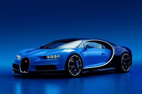Chrome Bugatti Chiron是真实的在野外发现