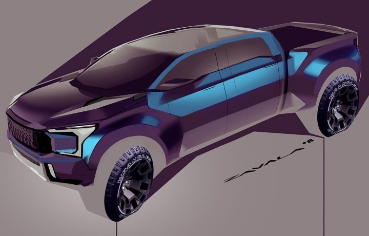 通用汽车设计师设想未来的GMC皮卡车