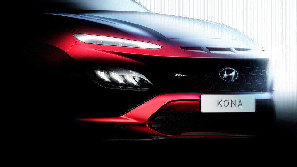 现代汽车发布更新的Kona和Kona N Line的预告片