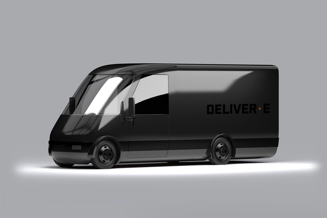 Bollinger Deliver-E电动厢式货车概念想拖运您未来的包裹