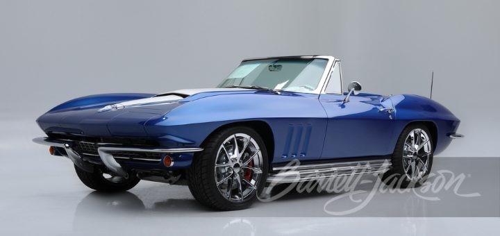 1966年Corvette敞篷车是一辆复古的现代跑车