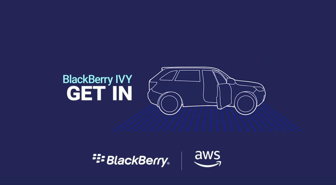 黑莓和亚马逊网络服务合作为您的汽车提供IVY技术