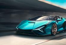前沿汽车资讯:新款兰博基尼Sian Roadster敞篷和808bhp V12惊艳全场