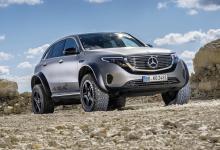 前沿汽车资讯:梅赛德斯EQC 4x4 Squared为电动汽车增添了越野乐趣
