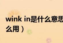 wink in是什么意思（windows ink是什么怎么用）
