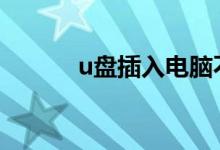 u盘插入电脑不显示的解决方案