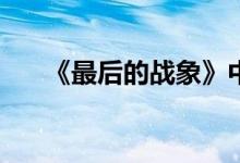 《最后的战象》中的哀悼是什么意思？