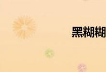 黑糊糊是凶手吗？