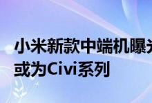 小米新款中端机曝光：采用华星光电LTPO屏 或为Civi系列