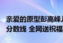 亲爱的原型彭高峰儿子高考632分：远超本科分数线 全网送祝福