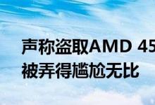 声称盗取AMD 450G数据得黑客要不来钱：被弄得尴尬无比