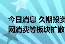 今日消息 久期投资：市场轮动或向医疗互联网消费等板块扩散