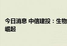 今日消息 中信建投：生物试剂行业需求快速增长，国产品牌崛起