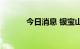 今日消息 银宝山新低开6.99%