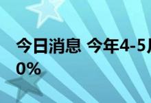 今日消息 今年4-5月中国汽车在俄销量增长30%