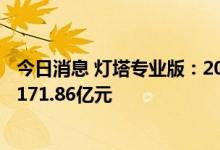 今日消息 灯塔专业版：2022上半年1月1日-6月30日总票房171.86亿元