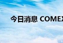 今日消息 COMEX期银日内走低3.00%