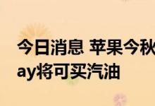 今日消息 苹果今秋更新CarPlay：苹果CarPlay将可买汽油