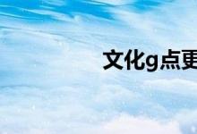 文化g点更新版详细介绍