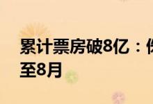 累计票房破8亿：侏罗纪世界3国内上映延长至8月