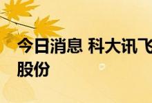 今日消息 科大讯飞：拟以5亿元-10亿元回购股份