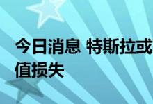 今日消息 特斯拉或报告约4.4亿美元比特币减值损失