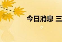 今日消息 三大指数全线翻红