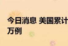 今日消息 美国累计新冠肺炎确诊病例超8785万例