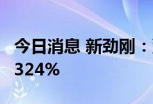 今日消息 新劲刚：董事文俊拟减持不超过0.9324%