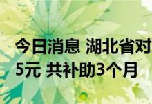 今日消息 湖北省对电影院每个座位每月补助25元 共补助3个月
