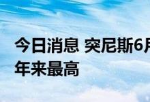 今日消息 突尼斯6月通胀率升至8.1% 达近31年来最高