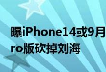 曝iPhone14或9月13日发布：共4款机型、Pro版砍掉刘海