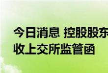 今日消息 控股股东涉嫌违规减持，亿利洁能收上交所监管函