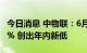 今日消息 中物联：6月全球制造业PMI为52.3% 创出年内新低