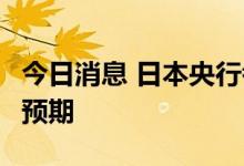 今日消息 日本央行考虑下调2022年GDP增幅预期