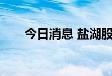 今日消息 盐湖股份成交额达100亿元