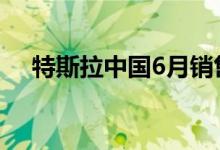 特斯拉中国6月销售7.8万辆 翻了1.35倍