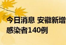 今日消息 安徽新增确诊病例17例 新增无症状感染者140例