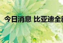 今日消息 比亚迪全新ATTO 3在新加坡上市